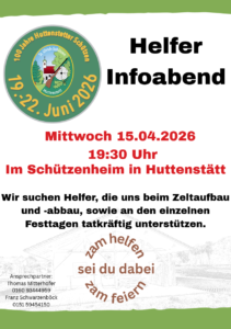 Helfer Infoabend