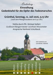 Einweihung Gedenktafel Todesmarsch