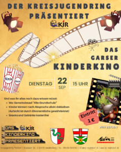 Flyer Kinderkino Gars