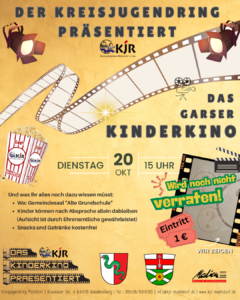 Flyer Kinderkino Gars Oktober
